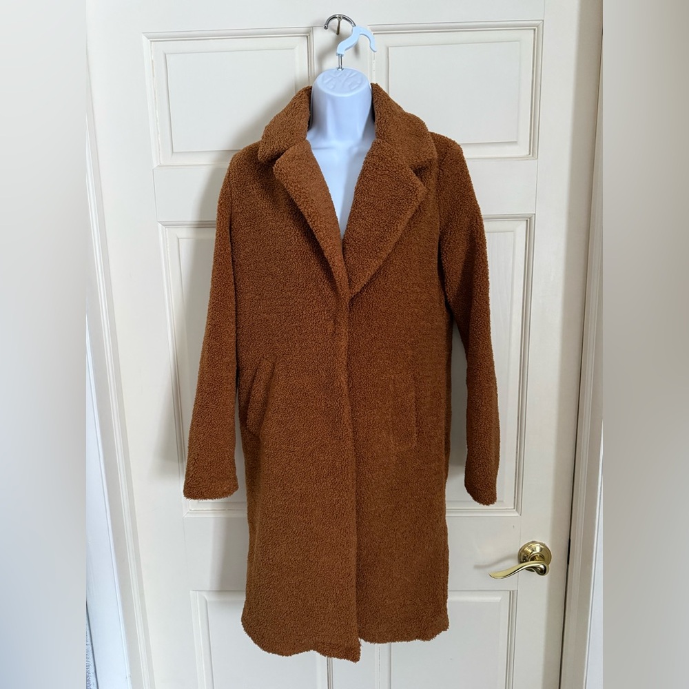 Altar'd State Warm Tan Teddy Jacket